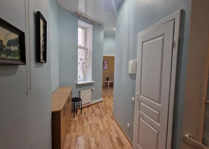 公寓 District, тихий центр города, всё под боком, удобно 里加